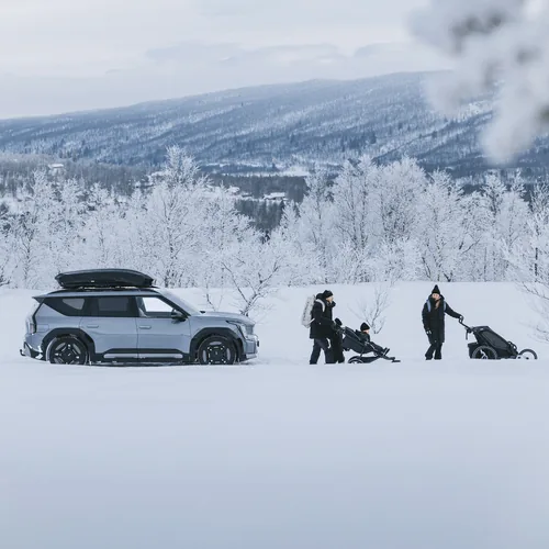 Thule Dachbox Motion 3 L Grau - Anzahl Skier: 5 - Anzahl Snowboards: 3 - Detailfarbe: Grau - Volumen: 450 l - Belastbarkeit: 75 kg