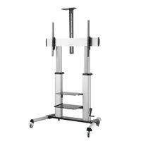 Logilink TV-Ständer Rollen höhenverstellbar,60-100"",max100kg Speditionsversand