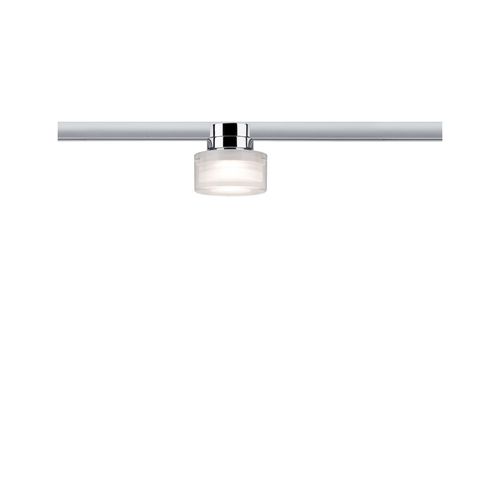 Paulmann LED Schienenspot URail Topa Dot, 5.2 W, 2700 K, Chrom/ Klar - Leuchten Kategorie: Spot - Betriebsart: Netzbetrieb - Lampensockel: LED fest verbaut - Smart Home: Nein - Farbtemperatur Kelvin: 2700 K - Lichtfarbe: Warmweiss (WW)