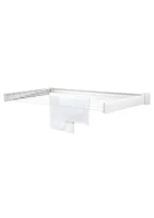 Leifheit 83305 laundry drying rack/line Wall-mounted rack White