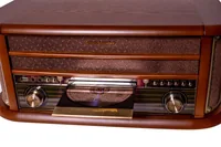soundmaster Stereoanlage NR565DAB Braun - Radio Tuner: FM - DAB+ - Detailfarbe: Braun - Lautsprecher Kategorie: Integrierte Lautsprecher - Verbindungsmöglichkeiten: 3.5 mm Klinke - USB - Bluetooth - System-Kompatibilität: Keine