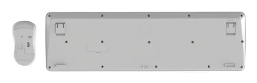 Gembird Slim Pro Business wireless desktop set, white, US layout