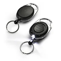 DURABLE Ausweishalter JOJO Style LED 819801 mit Ring schwarz