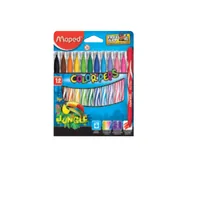 maped Filzstift Jungle 12 Stück - Strichstärke: Keine Angabe - Set: Ja - Verpackungseinheit: 12 Stück - Eigenschaft-Stift: Keine - Anwender: Kinder - Schule - Erwachsene - Fasermaler & Fineliner Art: Filzstift