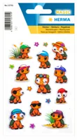 Herma Stickers Motivsticker Schildkröten Wackelaugen 1 Blatt / 17 Sticker - Motiv: Tiere