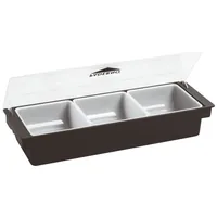 Paderno 44103-06 condiment pot Black, White