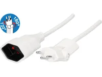 Max Hauri Verlängerungskabel 0.5 m T13 - T12 Clip-Clap, Weiss - Anzahl Leiter: 3 - Detailfarbe: Weiss - Kinderschutz: Ja - Steckereigenschaften: Angespritzt - Steckertyp Ausgang: T13 - Leiterquerschnitt: 1 mm²