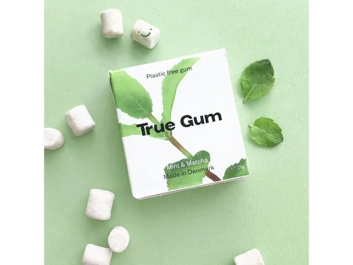True Gum Kaugummi Minze 21 g - Produkttyp: Zuckerfreier Kaugummi - Ernährungsweise: Vegan - Produktkategorie: Lebensmittel - Nachhaltigkeit: Nicht angegeben - Packungsgrösse: 21 g - Fairtrade: Nein