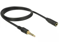Delock Audioverlängerungskabel - 4-poliger Mini-Stecker (M)