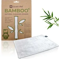 Quick Aid Bamboo Reinigungstuch aus Naturfasern weiss - Einsatzgebiet: Oberflächen - Material: Mikrofaser - Parfümiert: Nein - Tuchart: Reinigungstuch - Anwendung Reinigungstuecher: Feucht - und Trockentuch - Detailfarbe: Weiss