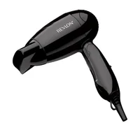 Revlon Reisehaartrockner Travel - Typ: Reisehaartrockner - Diffusor: Nein - Klappbarer Griff: Ja - Spannungsanpassung: Ja - Detailfarbe: Schwarz - Ionentechnologie: Nein