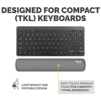 Fellowes Breyta grau Tastatur-Handgelenkauflage 32 cm