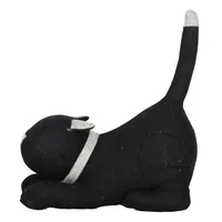 Esschert Design Türsicherung Katze Schwarz - Packungsgrösse: 1 Stück - Detailfarbe: Schwarz - Sicherungstyp: Türsicherung