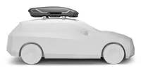 Thule Dachbox Motion 3 L Grau - Anzahl Skier: 5 - Anzahl Snowboards: 3 - Detailfarbe: Grau - Volumen: 450 l - Belastbarkeit: 75 kg
