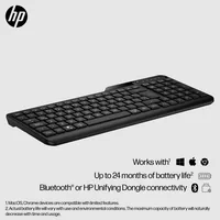HP 475 Dual-Mode Wireless Keyboard tastiera Universale Bluetooth Nero