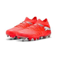 PUMA Shoes Future 9 Match FG/AG Rot, 45 - Detailfarbe: Rot - Zielgruppe: Herren - Sohlen: Kunstrasen (AG) - Nocken (FG) - Schuhgrösse (EU): 45