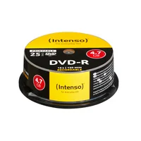 1x25 Intenso DVD-R 4,7GB 16x Speed Cakebox printable