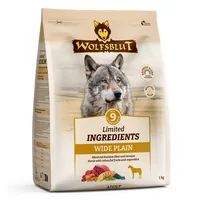 Wolfsblut Trockenfutter Adult Wide Plain 1 kg - Tierbedürfnis: Kein besonderes Bedürfnis - Geschmacksrichtung: Pferd - Zertifikate: Keine Zertifizierung - Fleischsorte: Pferd - Packungsgrösse: 1 kg - Futtereigenschaft: Getreidefrei