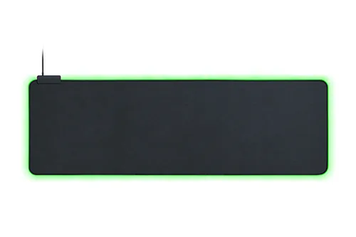 Razer Gaming-Mausmatte Goliathus Extended Chroma Schwarz - Tiefe: 294 mm - Breite: 920 mm - Detailfarbe: Schwarz - Form: Eckig - Höhe: 3 mm - Handgelenkauflage: Nein