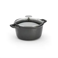 De Buyer Choc Extreme Bratentopf mit Glasdeckel 24cm induktion