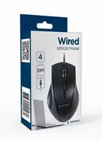 Gembird MUS-4B-02 mouse Right-hand USB Optical 1200 DPI