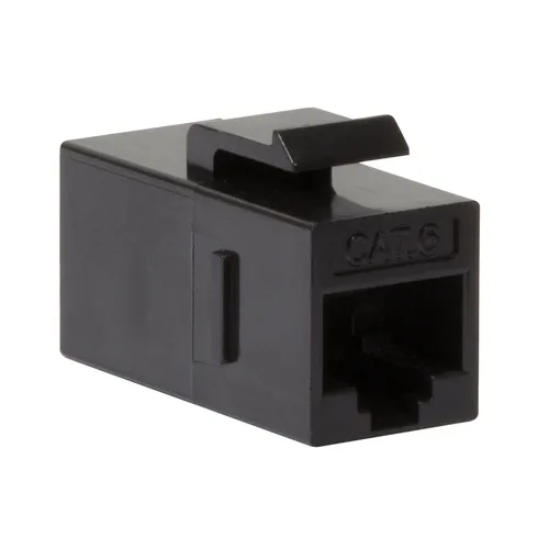Logilink Keystone Kupplung 2X RJ45 UTP 14.5mm, Cat.6, schw.