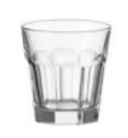 Leonardo Whiskyglas Rock 250 ml, 6 Stück, Transparent  - Material: Kalk-Natron-Glas - Höhe: 9 cm - Volumen: 250 ml - Verpackungseinheit: 6 Stück - Detailfarbe: Transparent