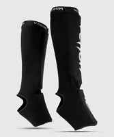 Venum Kontact Shin Guards Schwarz/Silber, L - Nachhaltigkeit: Nicht angegeben - Sportart: Kampfsport - Farbe: Schwarz - Silber - Produkttyp: Schienbeinschoner - Grösse: L