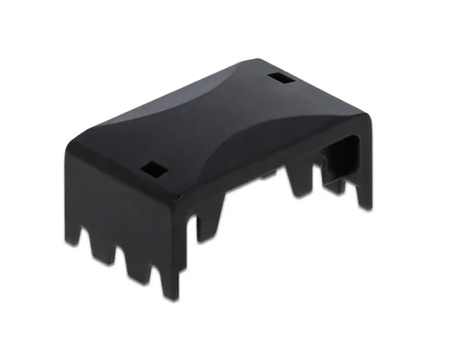 Delock Keystone-Modul RJ-12 LSA Cat.3 UTP  Buchse, schwarz - Modultyp: Keystone - Anschluss Front: Buchse RJ-12 - Anschluss Rück: LSA - Medientyp: Telefonie - Schirmung: Nein - Verpackungseinheit: 1 Stück