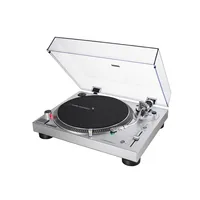 Audio-Technica AT-LP120X Direktangetriebener Plattenspieler, silber