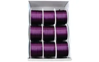 GOLDINA Satinband Doppelsatin-Band 3 mm x 10 m, Mauve - Breite: 3 mm - Länge: 10 m - Verpackungseinheit: 1 Stück - Detailfarbe: Violett - Band-Art: Satinband