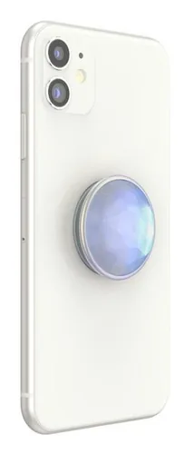 PopSockets Halterung PopGrip Frosted Iridescent - Befestigung: Kleben - Eigenschaften: Drehbar - Mobiltelefon Kompatibilität: Universal - Installationsort: Glatte Oberflächen