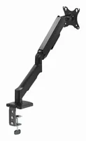 Gembird MA-DA1U-01 Adjustable desk display mounting arm with USB ports, 17”-32”, black
