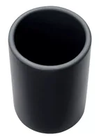 diaqua® Zahnputzbecher Zylo Schwarz - Detailfarbe: Schwarz - Detailmaterial: Keramik - Grundmaterial: Keramik