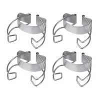 Dr.Oetker Verschlussklammer 4 Stück, Silber - Eigenschaften: Keine Eigenschaft - Zertifikate: Keine Zertifizierung - Verpackungseinheit: 4 Stück - Detailfarbe: Silber - Material: Edelstahl