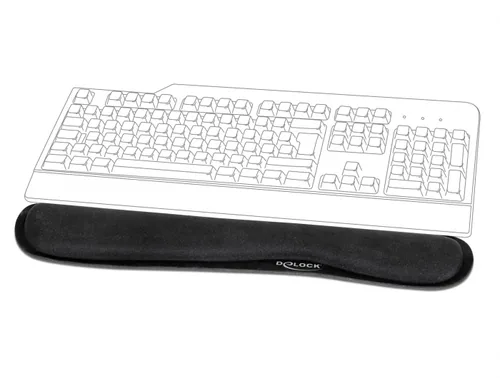 DeLOCK 12558 wrist rest Black