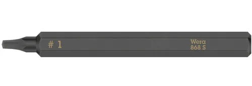 Wera Bit 868 S Innenvierkant Nr.2, 1-teilig - Set: Nein - Bit-Typ: Innenvierkant - Grösse: Nr. 2