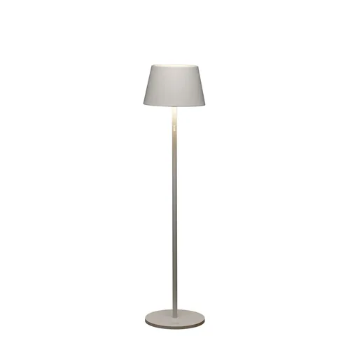 Konstsmide Stehleuchte Pomezia USB, Weiss - Betriebsart: Akkubetrieb - Lampensockel: LED fest verbaut - Smart Home: Nicht kompatibel - Farbtemperatur Kelvin: 2700 K - 3000 K - 4000 K - Anwendungsbereich: Outdoor - Gesamtleistung: 10 W