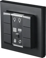 Homematic IP Funk-Wandtaster 6-fach, 3 Wippen, Anthrazit - Produkttyp: Fernbedienung und Wandtaster - System-Kompatibilität: Amazon Alexa - Google Assistant - Protokoll: IPv6 - Systemkommunikation: Wireless - Detailfarbe: Anthrazit