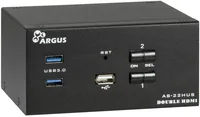 Inter-Tech IPC KVM Switch AC-22HUS HDMI, 4K60Hz