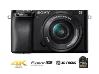 Sony Fotokamera Alpha 6100 Kit 16-50mm Schwarz - Bildsensortyp: CMOS - Widerstandsfähigkeit: Keine Angabe - Speicherkartentyp: SDHC (SD 2.0) - SD - microSDXC - Memory Stick PRO Duo (MS Pro Duo) - SDXC UHS-I - Memory Stick PRO-HG Duo - microSDHC - SDHC UHS