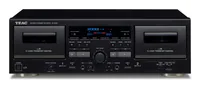 TEAC W-1200 Cassette deck 2 deck(s) Black