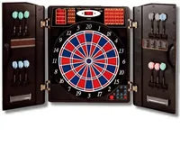 Karella Dartautomat CB-90 - Max. Anzahl Spieler: 16 - Display vorhanden: Ja - Anzahl Spiele: 38 - Anzahl Spielvarianten: 211 - Stromversorgung: Netzbetrieb