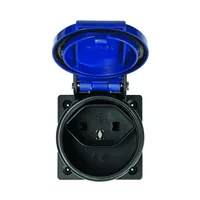 Steffen 13 6282 23 socket-outlet T23 Black, Blue