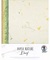 URSUS Papier-Set Natur Daisy - Papierformat: 23 x 33 cm - Selbstklebend: Nein - Papierfarbe: Mehrfarbig - Papiertyp: Bastelpapier - Mediengewicht: 35 g/m² - Verpackungseinheit: 1 Stück