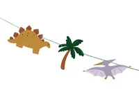 PARTYDECO Girlande Happy Birthday 4.5m GRL106 Dinoaurier