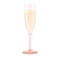 Bodum Outdoor-Champagnerglas Oktett 120 ml, Rosa, 4 Stück - Produkttyp: Champagnerglas - Material: Kunststoff - Biologisch abbaubar: Nein - Nachhaltigkeit: Nicht angegeben - Set: Ja - Zusammenklappbar: Nein