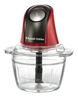 Russell Hobbs 27130-56 electric food chopper 0.5 L 200 W Black, Red, Transparent