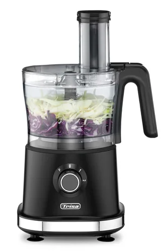 Trisa Stir 'n' Slice 1.5 L 600 W Black, Transparent
