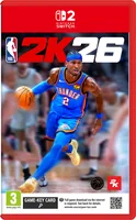 Take 2 NBA 2K26 (Game Key Card) - Für Plattform: Switch 2 - Genre: Sport - Altersfreigabe ab: 3 Jahren - Lieferart Game: Game-Key Card - Koop lokal: Nein - Multiplayer lokal: Ja